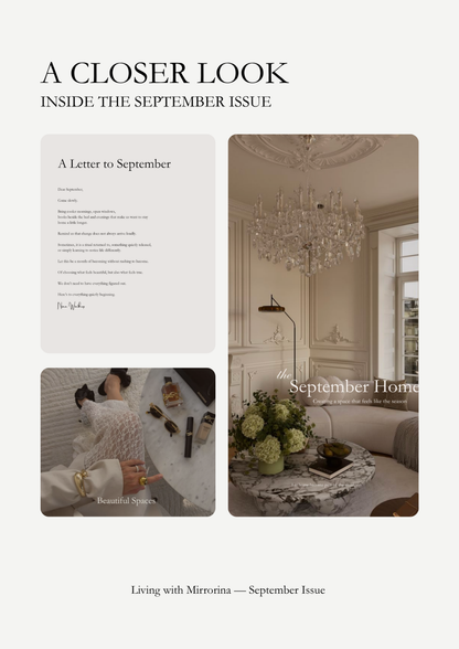 Living with Mirrorina — September Issue