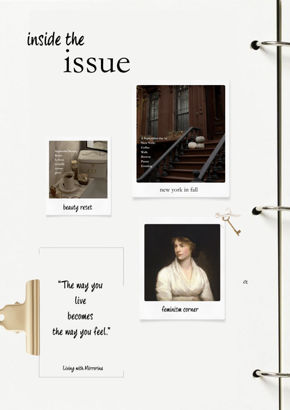 Living with Mirrorina — September Issue