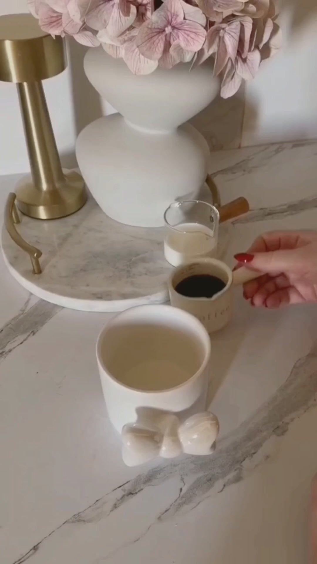 Load video: Luxury mirrored makeup organizer with two drawers, designed to elegantly store makeup, skincare, and beauty essentials while keeping your vanity organized and refined.