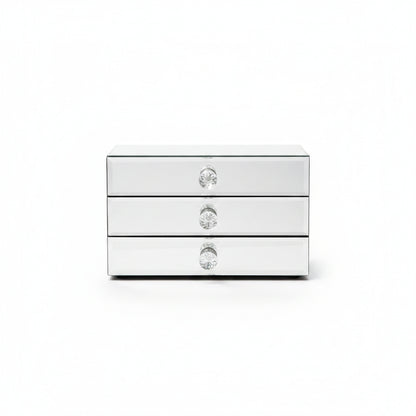 Organiseur de maquillage de luxe avec miroir – 3 tiroirs | Mirrorina®
